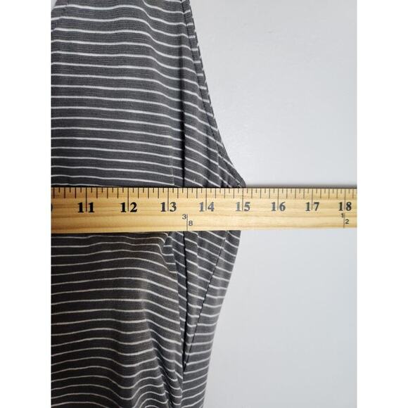 Toad and Co Montauket Long Dress Side Ruching Sz L Organic granolagirl outdoors - Picture 8 of 9